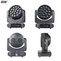 Projecteur de scène Bee Eye 19x40W RGBW 4-en-1 DMX Zoom LED à tête mobile pour concerts, spectacles, boîtes de nuit et bars