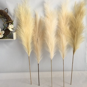 Fournitures de jardin : Fleurs artificielles, herbe de la pampa en plastique, herbe de renard, fleurs séchées, <span class=keywords><strong>petites</strong></span> clôtures composites de jardin, plantes en pot artificielles - Product Image 5