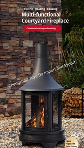 طقم تسخين وكرسي مع موقد التخييم في الهواء الطلق ، بيع مباشر من المصنع - Product Image 3