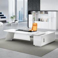 Bureau d'ordinateur de bureau Vente directe d'usine Bureau de direction Installation facile Table de patron