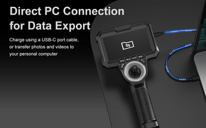 4.3 "TFT-LCD Modular nội soi kiểm tra máy ảnh 6.5mm dual-ống Kính 720 ° xoay khớp nối video ghi analog Analog - Product Image 5