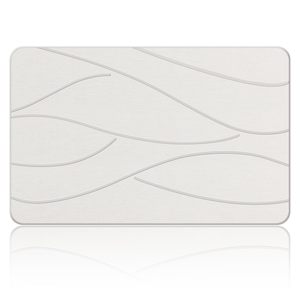 Tapis de bain en pierre de diatomite absorbant et à séchage rapide avec logo personnalisé pour salle de bain - Product Image 5