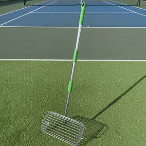PATS SPORT PAT-AS-10 Ramasseur de balles de tennis et de pickleball portable léger en acier inoxydable sans bordure noir réglable 103x36cm - Product Image 2