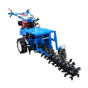 เครื่องขุดร่องท่ออัตโนมัติขนาดเล็ก รุ่นใหม่ ปี 2026 เครื่องขุดร่องสายเคเบิลแบบมือถือ เครื่องขุดร่องดินแบบโซ่  มีจำหน่าย - Product Image 6