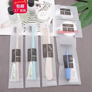 מברשת שיניים חד פעמית מבמבוק רכה לשימוש במלונות, בתי הארחה, ערכת אמבטיה, 1000 יחידות עם הדפסת לוגו, לנסיעות - Product Image 3