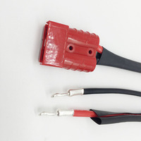 كابل موصل SB50 بطول مخصص 50 أمبير أحمر/أسود 6AWG 8AWG 10AWG للبطارية والطاقة الشمسية والمركبات الترفيهية والرافعات الشوكية