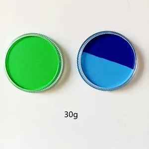 สีเพ้นท์หน้าแบบมืออาชีพ 30 กรัม สีคู่ ผสมจากพืชธรรมชาติ ใช้น้ำเป็นส่วนผสม สำหรับเพ้นท์หน้า/ตัว ได้รับการรับรองมาตรฐาน EN71 - Product Image 4