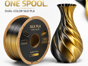 Filamento PLA de Seda Bicolor de 1.75mm y 1kg, Degradado de Seda de Dos Tonos, Baja Contracción, Filamento para Impresora 3D, Compatible con Todas las Impresoras - Product Image 6