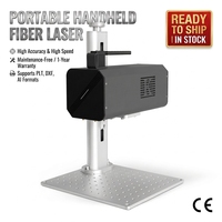 Grabador Láser de Fibra Portátil Compacto de 20W, Máquina de Marcado Láser de Fácil Operación para Pequeñas Empresas, Impresión de Logotipos Metálicos Personalizados