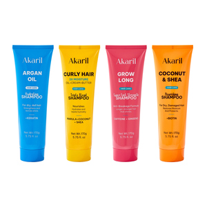 Champú Herbal con Aceite de Argán para Cabello Rizado - Triple Hidratación y Crecimiento, Control de Grasa, Mezcla Triple, 170g - Product Image 1