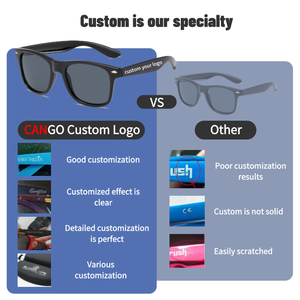 Approvisionnement d'entreprise Lunettes de soleil au mercure bleu polarisées de haute qualité Logo personnalisé Lunettes de soleil polarisées mode pour l'extérieur - Product Image 2