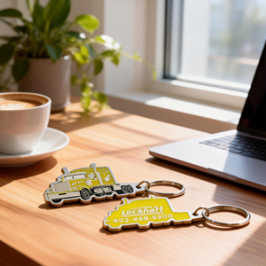 Artigfits Vente en gros Souvenir Pas cher <span class=keywords><strong>Porte</strong></span>-clés en métal personnalisé en forme de <span class=keywords><strong>camion</strong></span> modèle de pièces de voiture - Product Image 1