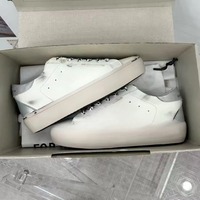 Chaussures de sport de luxe pour hommes et femmes, en cuir véritable, pour l'hiver et le printemps, avec empeigne en mesh, semelle intermédiaire en caoutchouc, haute qualité, pour l'extérieur