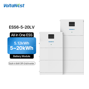 Sistema de Almacenamiento de Energía Doméstico VoltaNest de 6KW, Solar, Fuera de la Red, con Batería de Litio de 5.12kWh, 10.24kWh, 15.36kWh, 20.48kWh y 100 Horas de Duración - Product Image 1