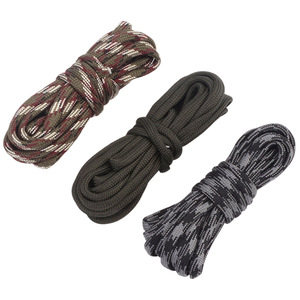 Cordon de survie en paracorde tressé de 3 m, 4 mm, vert foncé, noir, gris, camouflage, pour le camping et la randonnée en plein air, toutes saisons - Product Image 4
