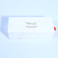 Carton d'art gris encadré avec boîte à chocolat amovible Boîtes en papier élégantes et pratiques