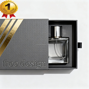 Custom Logo Eco-Friendly Rigid Cardboard <b>Box</b> with Handle and Foam Insert for Perfume Packaging <b>Magnetic</b> Closure - Product Image 4