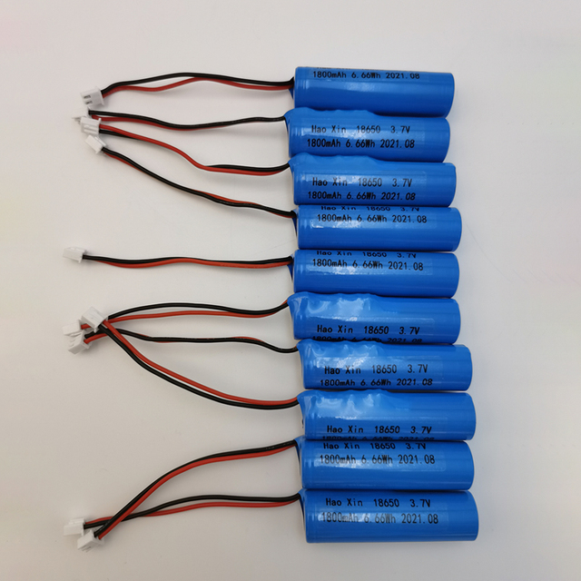 KC/UN38.3 Certified Li-ion Battery Pack 1s1p 18650 3.7v1800mAh Rechargeable Lithium Battery with PCB + Wire/connector