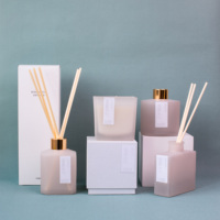 Coffret Cadeau Diffuseur à Bâtonnets d'Arômes 200ml, Parfum d'Ambiance Naturel aux Huiles Essentielles, Sans Phtalates, Éliminateur d'Odeurs pour le Bureau