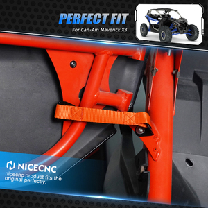 สายรัดจำกัดการเปิดประตูสวิง NICECNC 2 ชิ้น ขนาด 20 ซม. สำหรับ Can Am <span class=keywords><strong>Maverick</strong></span> <span class=keywords><strong>X3</strong></span> ปี 2017-2020 2021 <span class=keywords><strong>2022</strong></span> - Product Image 6