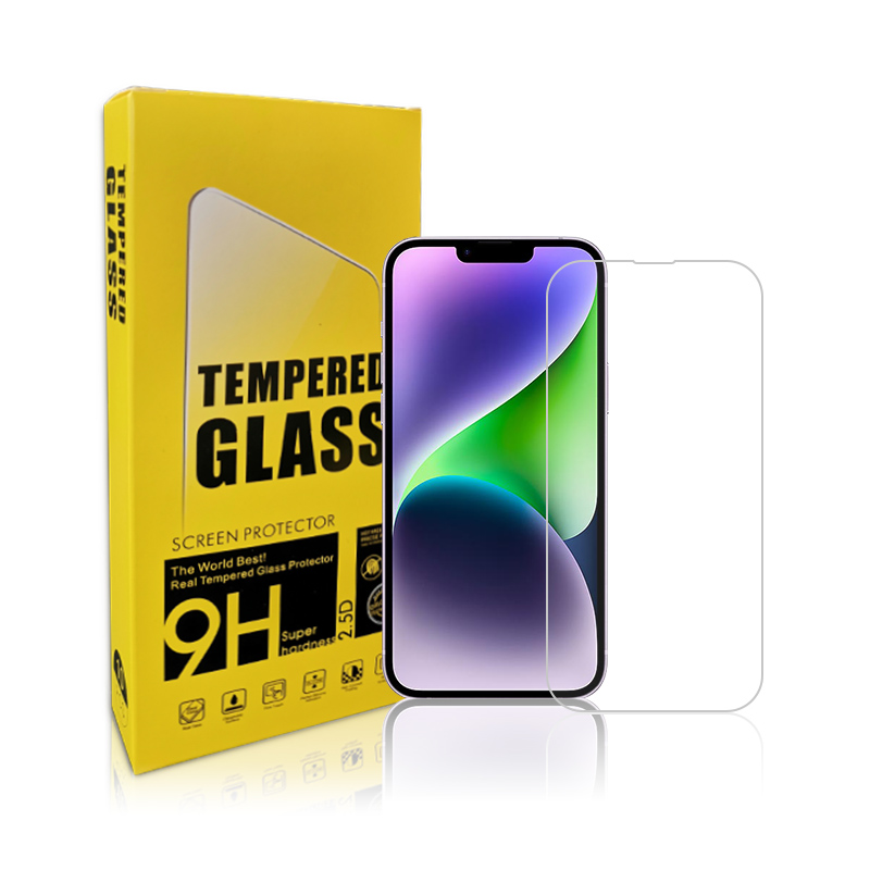 9H 2.5D 0.33mm Mobile Temper Brille Klarer Displays chutz Gehärtetes Glas für iPhone 14 14 Pro max