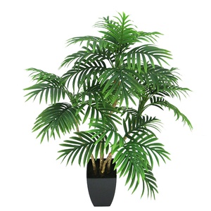 <span class=keywords><strong>Mini</strong></span> <span class=keywords><strong>palmier</strong></span> artificiel de 105 cm <span class=keywords><strong>en</strong></span> <span class=keywords><strong>pot</strong></span> avec 42 feuilles, plante tropicale réaliste pour la décoration de la maison, du bureau, de l'hôtel, du restaurant - Product Image 4