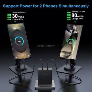 45W <b>USB</b> C Fast Charger for Samsung Galaxy S25 Ultra Dual Port <b>USB</b> C <b>Charging</b> Block 6.6Ft <b>USB</b> C to <b>USB</b> C Fast <b>Charging</b> <b>Cable</b> - Product Image 5
