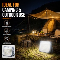 Lámpara Solar de Emergencia para Cabeza, Recargable, Portátil, para Exteriores, Luz de Trabajo Solar, Venta al por Mayor de Fábrica