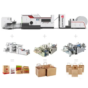 2 Layer Life Food Grade Paper Bag Forming Machine Paper Bag Making Machine