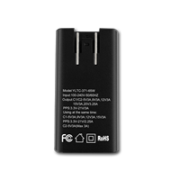 Charger PD 65W Terlaris PD QC3.0 Pengisi Daya Cepat Dinding EU US UK AU 2 Tipe-C Adaptor untuk Iphone Samsung