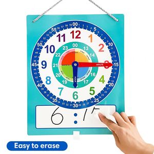 Reloj de Pared Educativo de Papel Ecológico para Niños, Material Didáctico para el Aula y el Hogar - Product Image 3