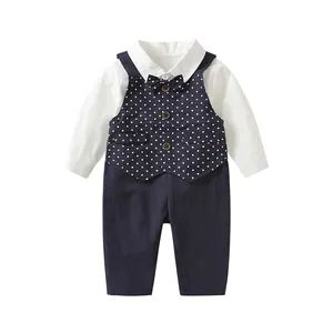 Ensembles de vêtements formels pour bébés garçons 2-3 ans 1 pièce pour garçon chemises bébé bretelles ensemble de costume occidental