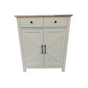 <span class=keywords><strong>Buffet</strong></span> avec 2 tiroirs et 2 portes, <span class=keywords><strong>meuble</strong></span> de rangement pour café, armoire de <span class=keywords><strong>cuisine</strong></span> avec étagère réglable - Product Image 1