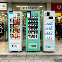 Máquina Expendedora con Pantalla Publicitaria, Máquina Expendedora Automática de Tarjetas de Deseos Culturales y Creativas, Máquina Expendedora Pequeña de Productos Creativos