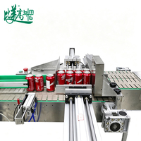 Ligne de palettisation automatique à grande vitesse avec emballage rétractable, étiquetage intégré, inspection, système d'emballage de fin de ligne Industrie 4.0