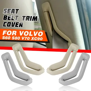 สำหรับ Volvo S60 S80 V70 XC90 ชุดร้อยสายเข็มขัดนิรภัยด้านซ้ายขวา วงแหวนนำสายเข็มขัดนิรภัย ตัวเลือกสายเข็มขัดนิรภัย ฝาครอบตกแต่งเข็มขัดนิรภัย 39885877 39885875 - Product Image 1