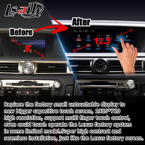 Pantalla Carplay de 12,3 pulgadas Android 13 para Lexus GS GS200t GS350 GS450h 2012-2019 con navegación GPS Android Auto de Lsailt - Product Image 5