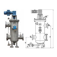 Filtre à eau de mer à double média de haute qualité à faible consommation d'eau de contre-lavage pour la filtration des sources d'eau de surface