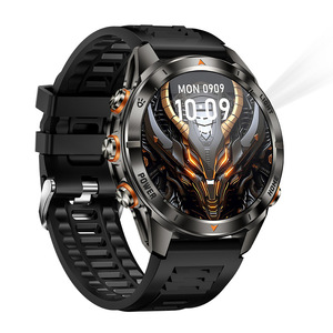 สมาร์ทวอทช์ KT80 สายรัดข้อมือหน้าจอ IPS สายซิลิโคน ไฟฉาย UV แสงแรงสูง วัดอัตราการเต้นของหัวใจ วัดออกซิเจนในเลือด ติดตามรอบเดือน ติดตามการออกกำลังกาย - Product Image 5