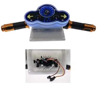Kit DIY de Compteurs de Guidon de Moto en Métal avec LED pour Carte Mère Super, pour Machine de Jeu Vidéo de Simulation de Course pour Enfants (Arcade), Garantie 1 An