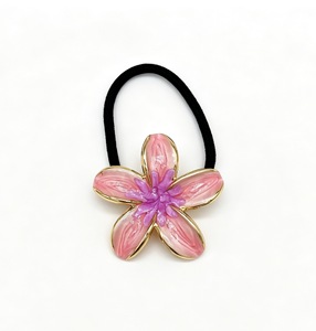 Nuevas Horquillas para el Cabello con Flores de Plumeria Estilo Boho, Románticas Horquillas con Flores Esmaltadas, Elegantes Accesorios para el Cabello para Mujer, para Vacaciones de Verano - Product Image 6