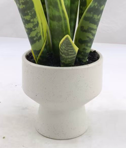 Planta Artificial de Orquídea Tigre, <span class=keywords><strong>Sansevieria</strong></span> Verde Amarilla de 40cm, Decoración para el Hogar, Pared, Boda, Pascua - Product Image 6