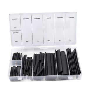 127PCS Black Kunden spezifische wärme schrumpf bare Kabel reparatur hülse, isoliertes Schrumpf rohr wasserdicht und hoch temperatur beständig. - Product Image 1
