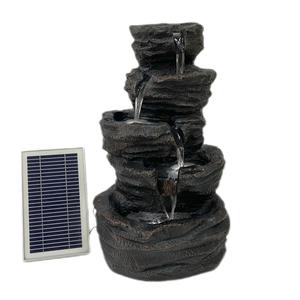 Fontaine domestique innovante pompe à rideau d'eau solaire pierre jardin fontaine d'eau moule fontaine extérieure à vendre - Product Image 1