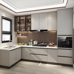 New Design <b>Kitchen</b> <b>Furniture</b> Cabinets Luxury Lacquer Modular <b>Kitchen</b> Cabinets Complete Sets - Product Image 2