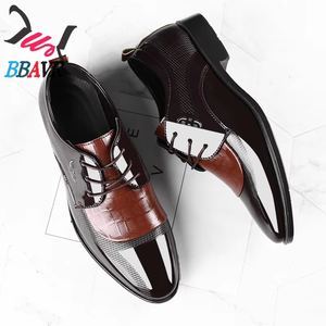 Zapatos Formales de Negocios para Hombre, de PU, Talla Grande, con Cordones, Punta en Pico, Versátiles, Casuales, Transpirables, Duraderos, Resistentes a Impactos, para Primavera - Product Image 3