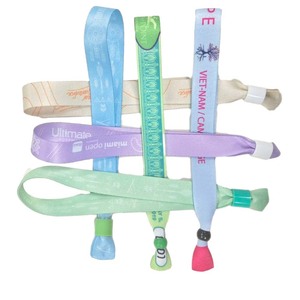 <span class=keywords><strong>Regali</strong></span> promozionali braccialetti da polso con logo stampato personalizzato braccialetti in poliestere - Product Image 5