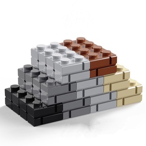 Giocattolo Educativo per Bambini 98283, Blocchi di Costruzione in Plastica 1X4 con Griglia, Accessori per Costruzioni Militari, Set Fai-da-Te 1x1 Pixel per Costruzioni Creative - Product Image 1