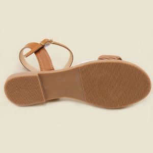 Nouvelles sandales d'été décontractées en cuir pour femmes avec lacets, plates et élégantes, vente en gros - Product Image 6