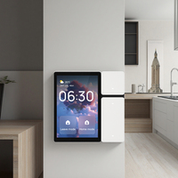 Mini panneau de commande intelligent mural de 3.5 pouces Commutateur de relais à 3 groupes Contrôleur IR compatible avec Tuya Smart Home Installation facile et intelligente